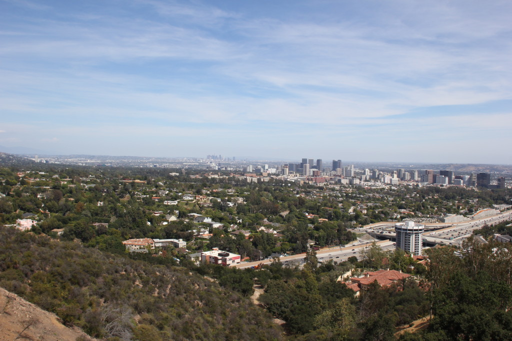 View of Los Angeles, from one of many vista points at The Getty