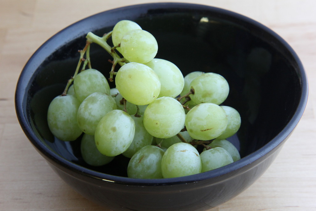 Note to self: next time let grapes sit to room temperature to avoid condensation. 